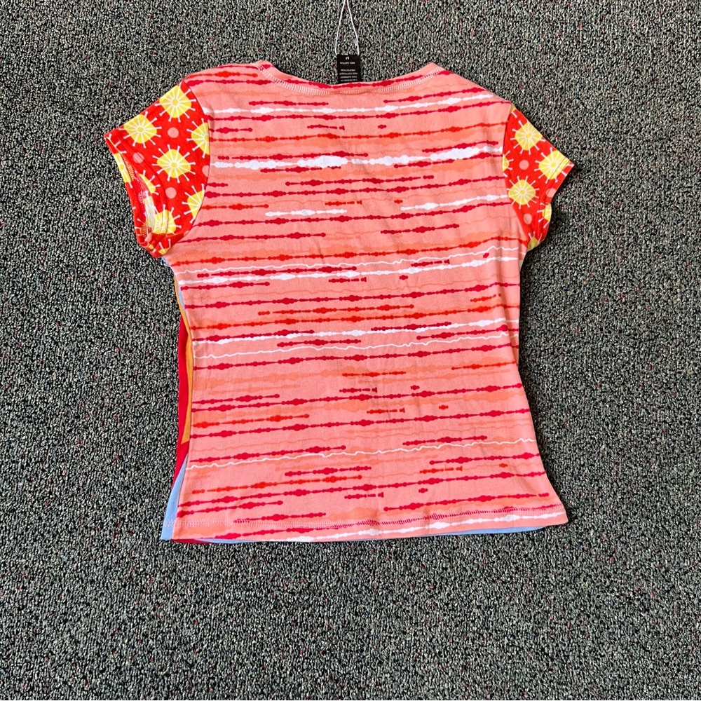 CUSTO BARCELONA Y2K Vintage Bright Funky Colorful Pop Art Short Sleeve T-Shirt M - Picture 6 of 15